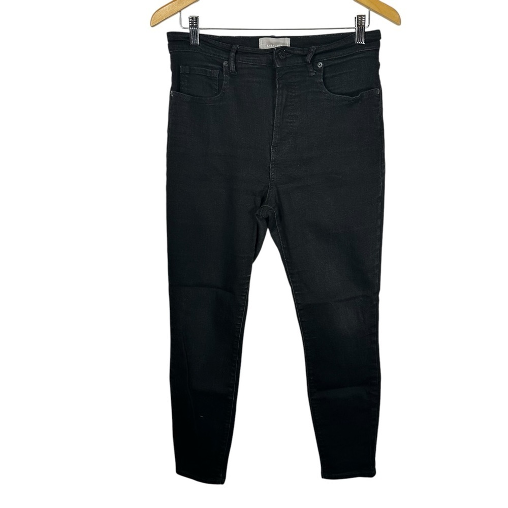 Everlane Black Skinny Jeans Size 31 Regular High Rise  Denimcore Casualcore
